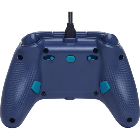 Powera advantage controller met kabel voor de xbox series x|s - watergolf (azuurblauw, xbox series x|s, xbox one, pc)