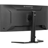 Iiyama g-master red eagle gcb3484wqsu-b1 34 curved ultrawide gaming monitor (zwart, 2x hdmi, displayport, 2x usb-a, usb-b, 2x usb-c, 180 hz)