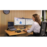 Kensington pro fit ergo kb675 eq tkl rechargeable keyboard (zwart, eu lay-out (qwerty), membraan, 80% (tkl), bluetooth, 2.4 ghz)