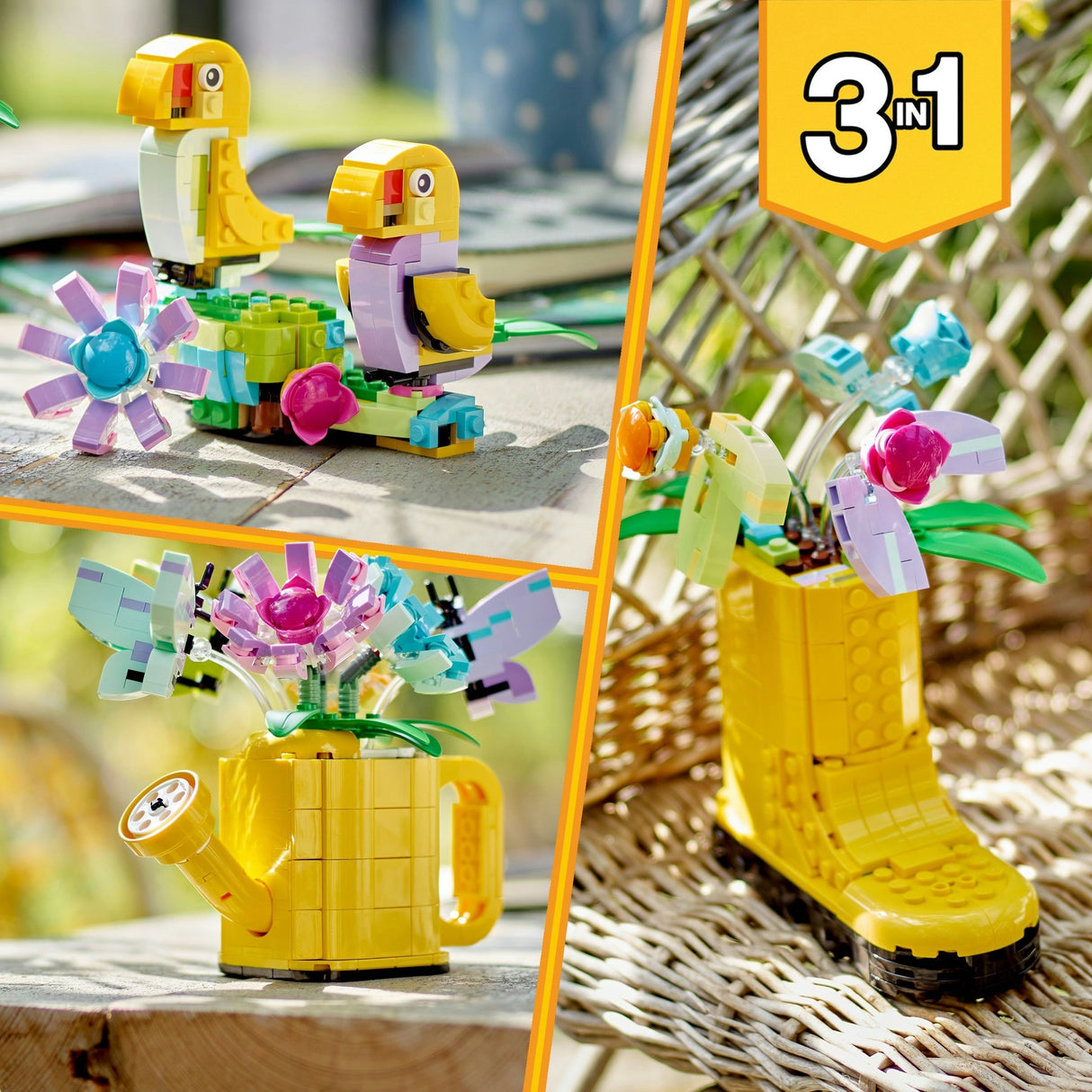 Lego creator 31149 bloemen in gieter