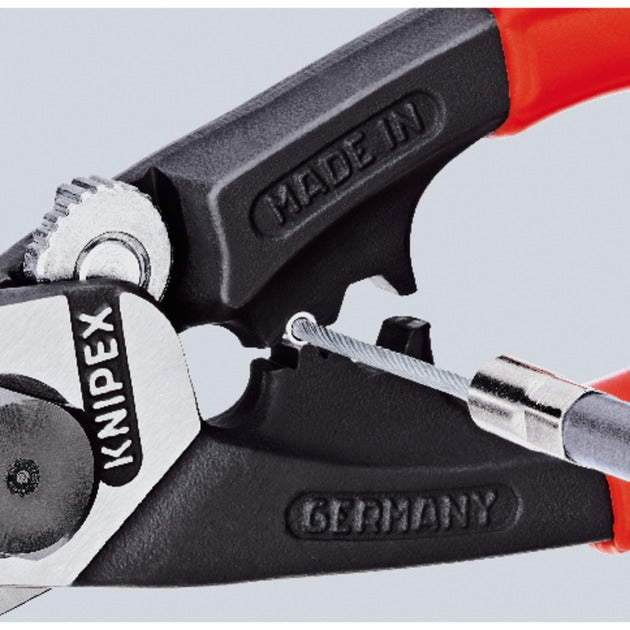 Knipex 95 61 190 staaldraadschaar gepol kunststof 190mm