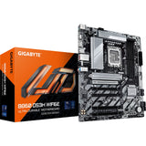 Gigabyte b860 ds3h wifi6e socket 1851 moederbord (zilver zwart, raid, 2.5gb-lan, wi-fi 6e, bt, sound, atx)