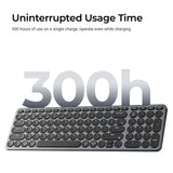 Keychron b4 pro-k8 toetsenbord (wit, us lay-out (qwerty), scissor switches, 96%, abs keycaps, 2.4 ghz | bluetooth | usb)