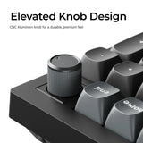 Keychron v5 ultra 8k wireless custom mechanical keyboard (zwart, us lay-out (qwerty), silk pom brown, 96%, rgb, hot swap, 2.4 ghz | bluetooth 5.3 | usb-c)