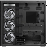 Arctic xtender midi tower behuizing (zwart | 2x usb-a | 1x usb-c | rgb | tempered glass)
