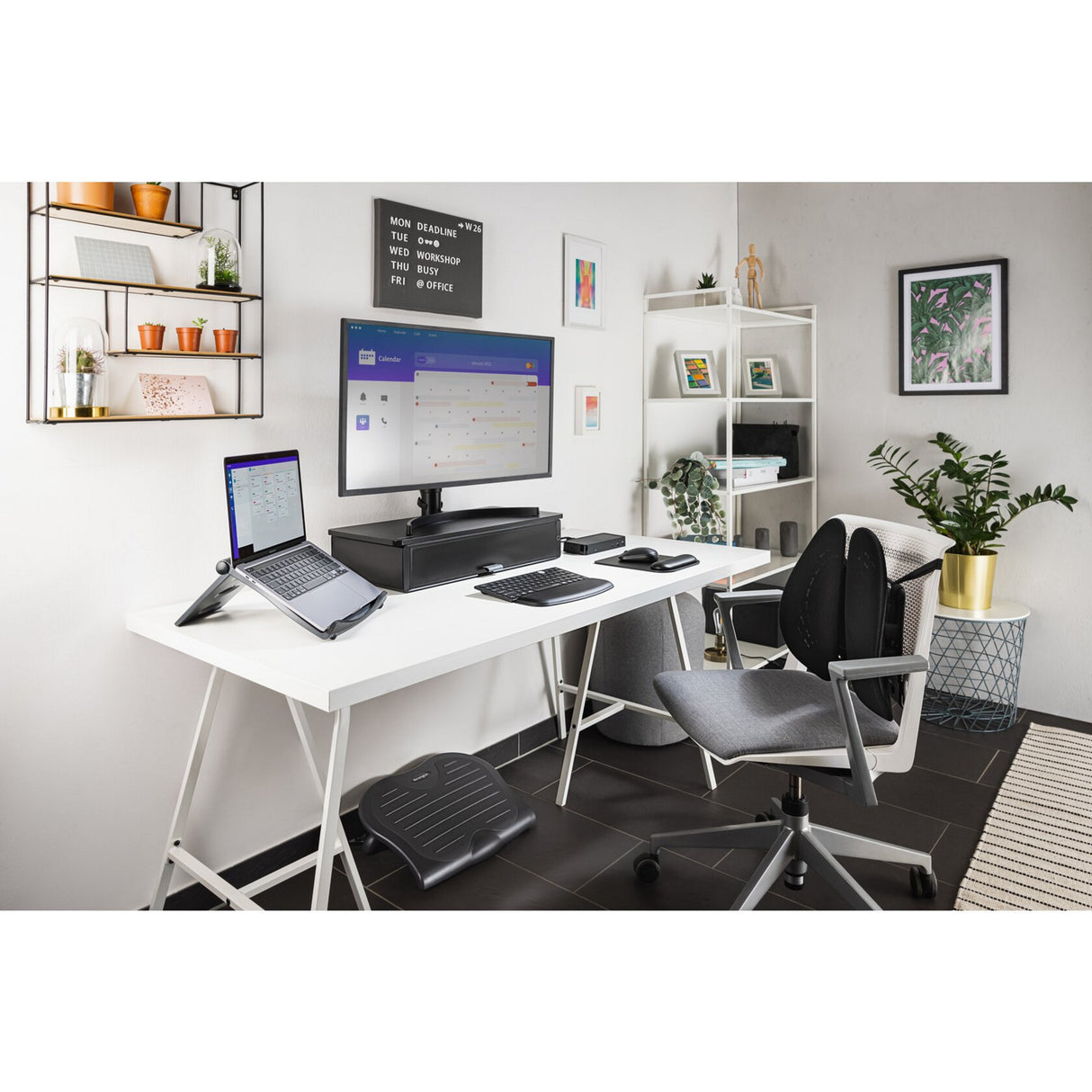 Kensington smartfit easy riser eq laptop cooling stand standaard (zwart)