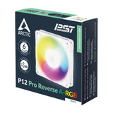 Arctic p12 pro reverse a-rgb case fan (wit, 120 x 120 x 27 mm, pwm)