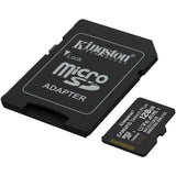 Kingston canvas select plus 128 gb microsdxc geheugenkaart (zwart, uhs-i u1, class 10, v10, incl. sd adapter)