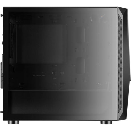 Silverstone sst-fav1mb-pro midi tower behuizing (zwart | 4x usb-a | rgb | window)