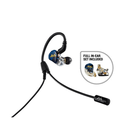 Antlion kimura duo in-ear oortjes (zwart blauw)