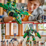 Lego ninjago - lloyds vliegtuigmecha constructiespeelgoed (71845)