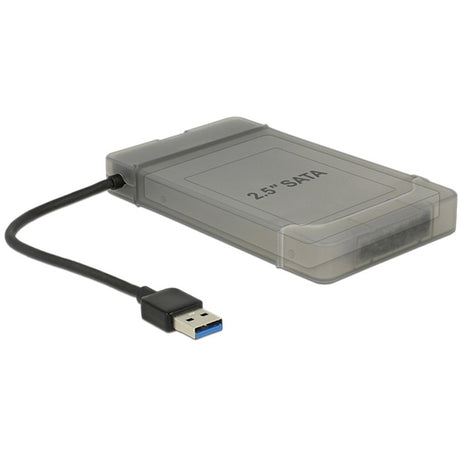 Delock usb-a 3.2 gen 1 naar 22-pin sata (female) converter (zwart)
