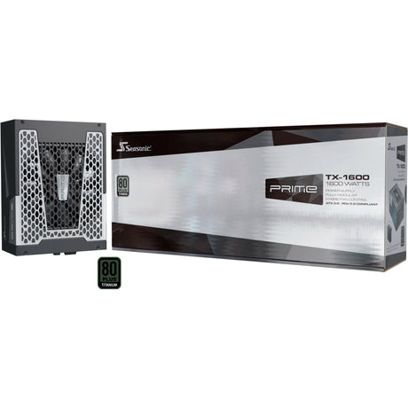Seasonic prime tx-1600 modulaire 1600 watt voeding (zwart, 2x 12v-2x6, 6x pcie)