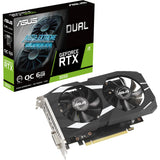 Asus dual geforce rtx 3050 oc edition 6gb gddr6 grafische kaart (1x displayport, 1x hdmi 2.1, 1x dvi-d)