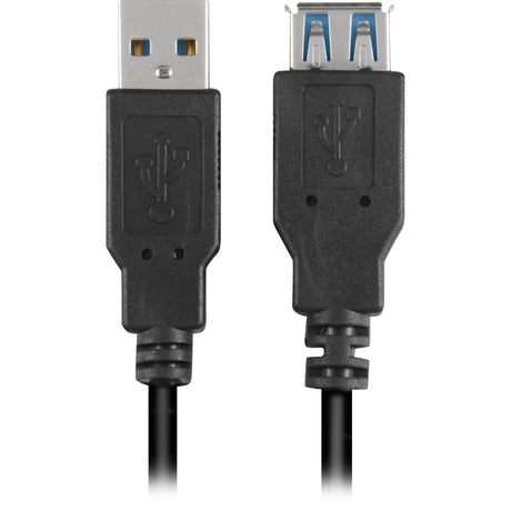 Sharkoon usb 3.0 verlengkabel (zwart, 1 meter)