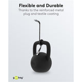 Goobay usb-c snellader nano (65 w) en usb-c textielkabel (zwart, 1 meter)