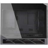 Silverstone alta f2 big tower behuizing (zwart | 4x usb-a | 1x usb-c | tempered glass)