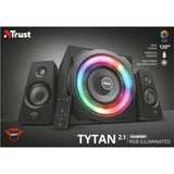 Trust gxt 629 tytan rgb illuminated 2.1 speaker set pc-luidspreker (zwart)