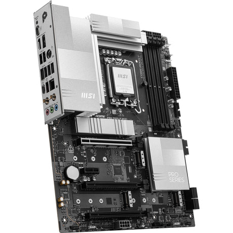 Msi pro z890-p wifi socket 1851 moederbord (zwart zilver, raid, 5gb-lan, wi-fi 7, bt, sound, atx)