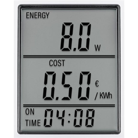 Goobay digitale energiekostenmeter pro meetapparaat (wit)