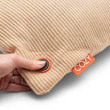 Cozy una knitted 45 x 45 cm draadloos warmtekussen (lichtbeige, powerbank 5000 mah)