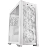 Asus tuf gaming gt302 argb midi tower behuizing (wit | 2x usb-a | 1x usb-c | rgb | tempered glass)