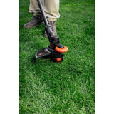 Black+decker 18v afs grastrimmer zonder accu (zwart oranje, 28 cm, accu en oplader niet inbegrepen)