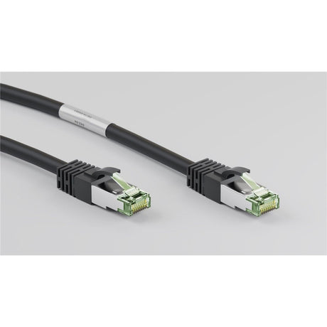 Goobay patchkabel cat.8.1 s ftp (zwart, 0,25 meter)