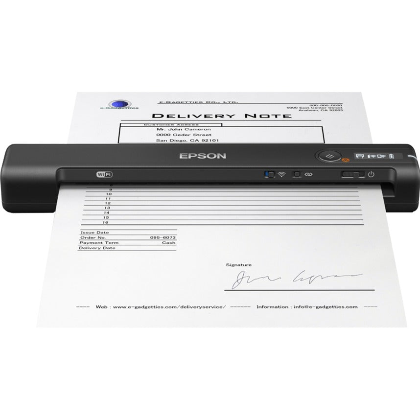 Epson workforce es-60w feedscanner (zwart, wi-fi direct, usb 2.0)