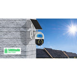 Foscam b4, 100% draadloze 2k 4mp pan tilt batterijcamera (wit)