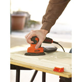 Black+decker schuurmachine mouse in koffer - ka2500k-qs