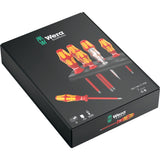 Wera 160 i 165 i 7 schroevendraaierset kraftform plus serie 100 (rood geel, 7-delig)