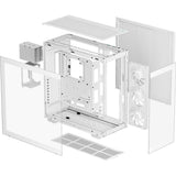 Deepcool ch780 midi tower behuizing (wit | 4x usb-a | 1x usb-c | rgb | window)