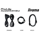 Iiyama prolite xu2293hsu-b7 21.5 monitor (zwart, hdmi, displayport, 2x usb-a, usb-b)