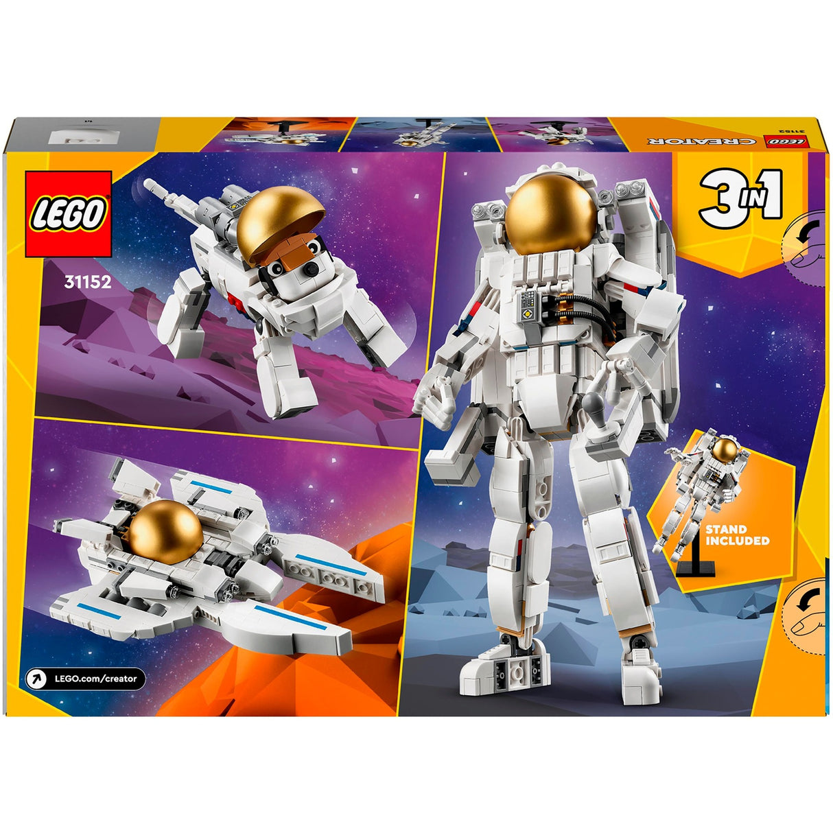 Lego creator 3-in-1 - ruimtevaarder constructiespeelgoed (31152)
