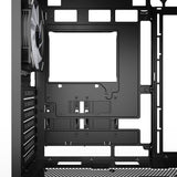 Sharkoon ak3 rgb midi tower behuizing (zwart | 2x usb-a | 1x usb-c | rgb | tempered glass)