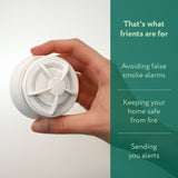 Frient intelligent heat alarm melder (wit, zigbee 3.0)
