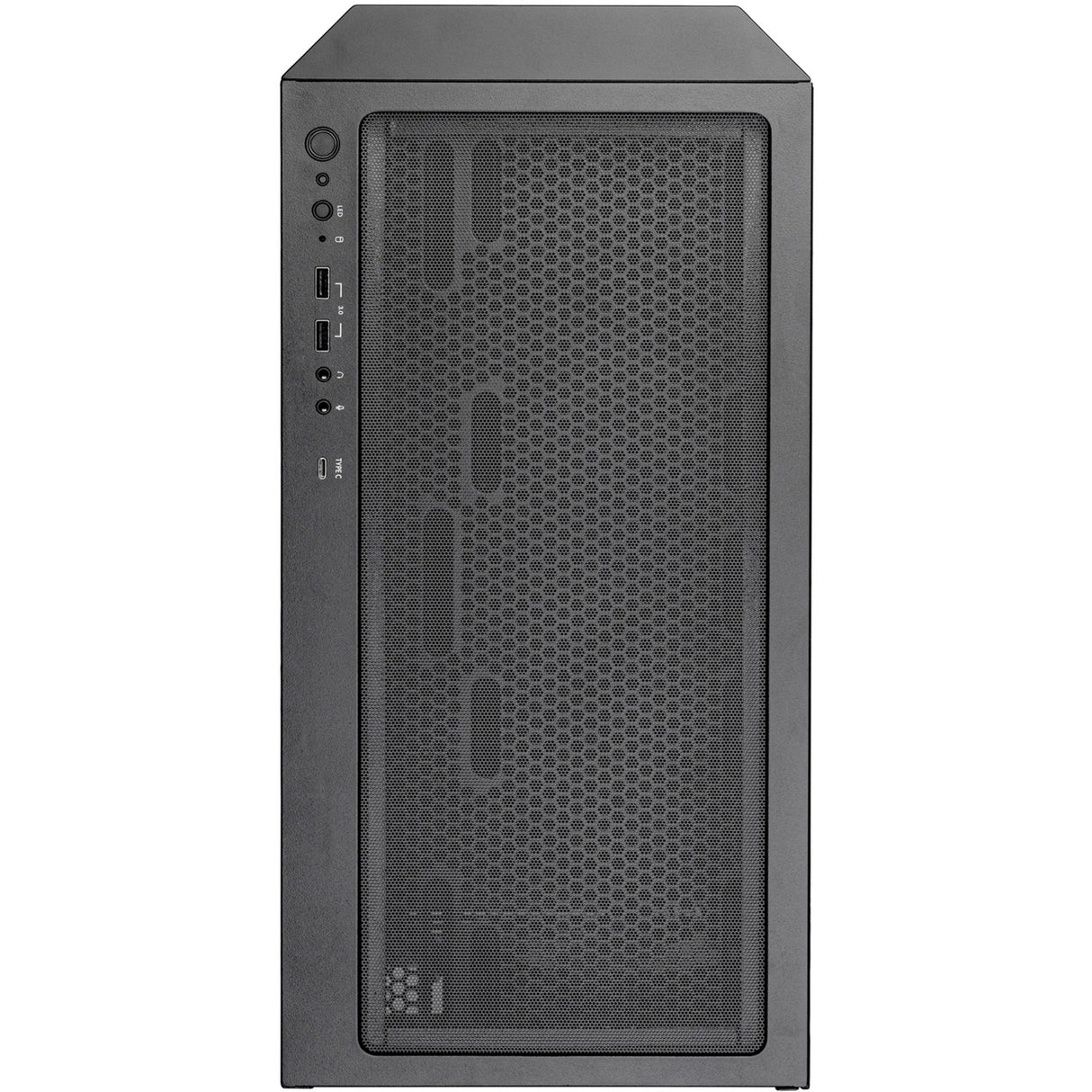 Silverstone fara 514x midi tower behuizing (zwart | 2x usb-a | 1x usb-c | rgb | tempered glass)