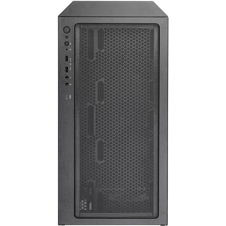 Silverstone fara 514x midi tower behuizing (zwart | 2x usb-a | 1x usb-c | rgb | tempered glass)