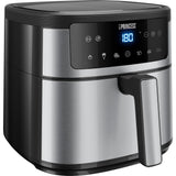 Princess digitale airfyer 6l heteluchtfriteuse (zwart zilver, 6 liter)