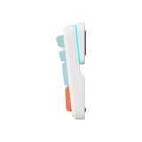 Mchose k99 horizon orange hyacinth wireless gasket mount mechanical rgb toetsenbord (wit, us lay-out (qwerty), ktt hyacinth, rgb, hot swap, double-shot pbt, draadloos | bluetooth | usb-c)