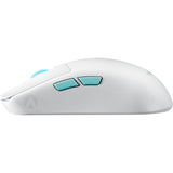 Asus rog harpe ace aim lab edition gaming muis (wit, 100 - 36.000 dpi, usb 2.0, 2,4 ghz, bluetooth, rgb leds)