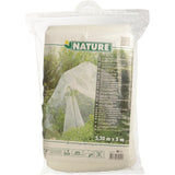 Nature insectengaas, fijnmazig insectenhor (wit transparant, 5,2 x 5 m)