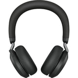 Jabra evolve2 75 on-ear headset (zwart, link380c, microsoft teams)
