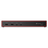 Lenovo thinkpad thunderbolt 4 smart dock gen2 7500 dockingstation (zwart)