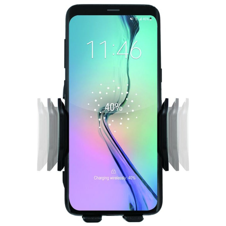 Act connectivity automatische smartphone autohouder met draadloze snellaadfunctie (zwart)