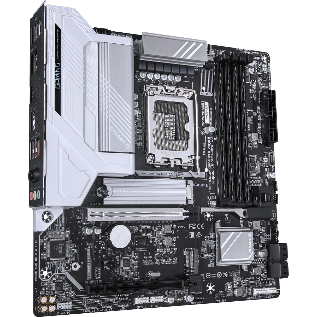 Gigabyte b860m gaming x wifi6e socket 1851 moederbord (raid, 2,5gb-lan, wi-fi 6e, bt, sound, µatx)