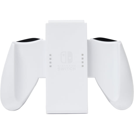 Powera joy-con comfort grip for nintendo switch - white bevestiging (wit)