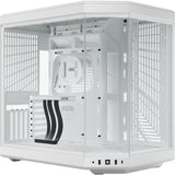 Hyte y70 midi tower behuizing (wit | 2x usb-a | 1x usb-c | tempered glass)