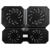 Deepcool multi core x6 laptopkoeler (zwart, 2x usb 2.0)